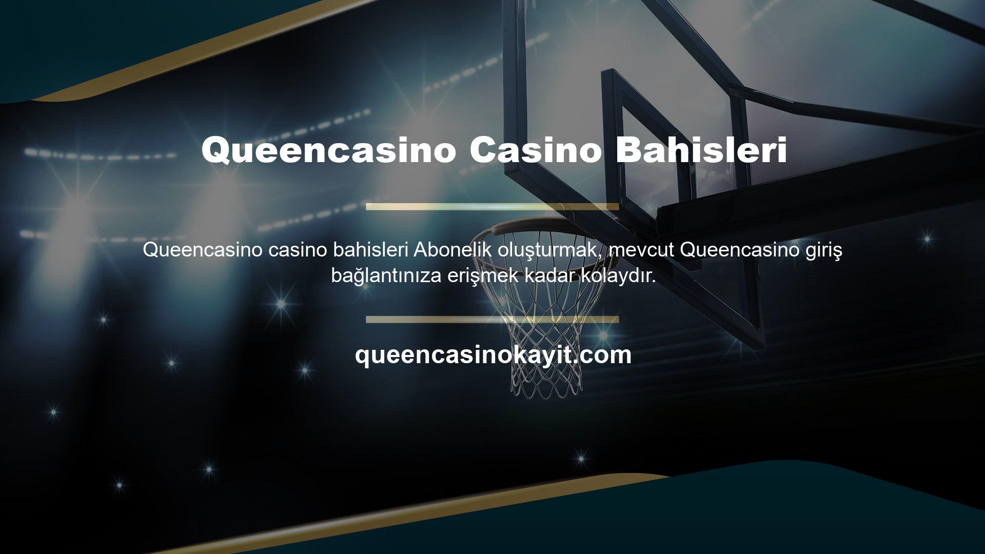 Queencasino Casino Bahisleri