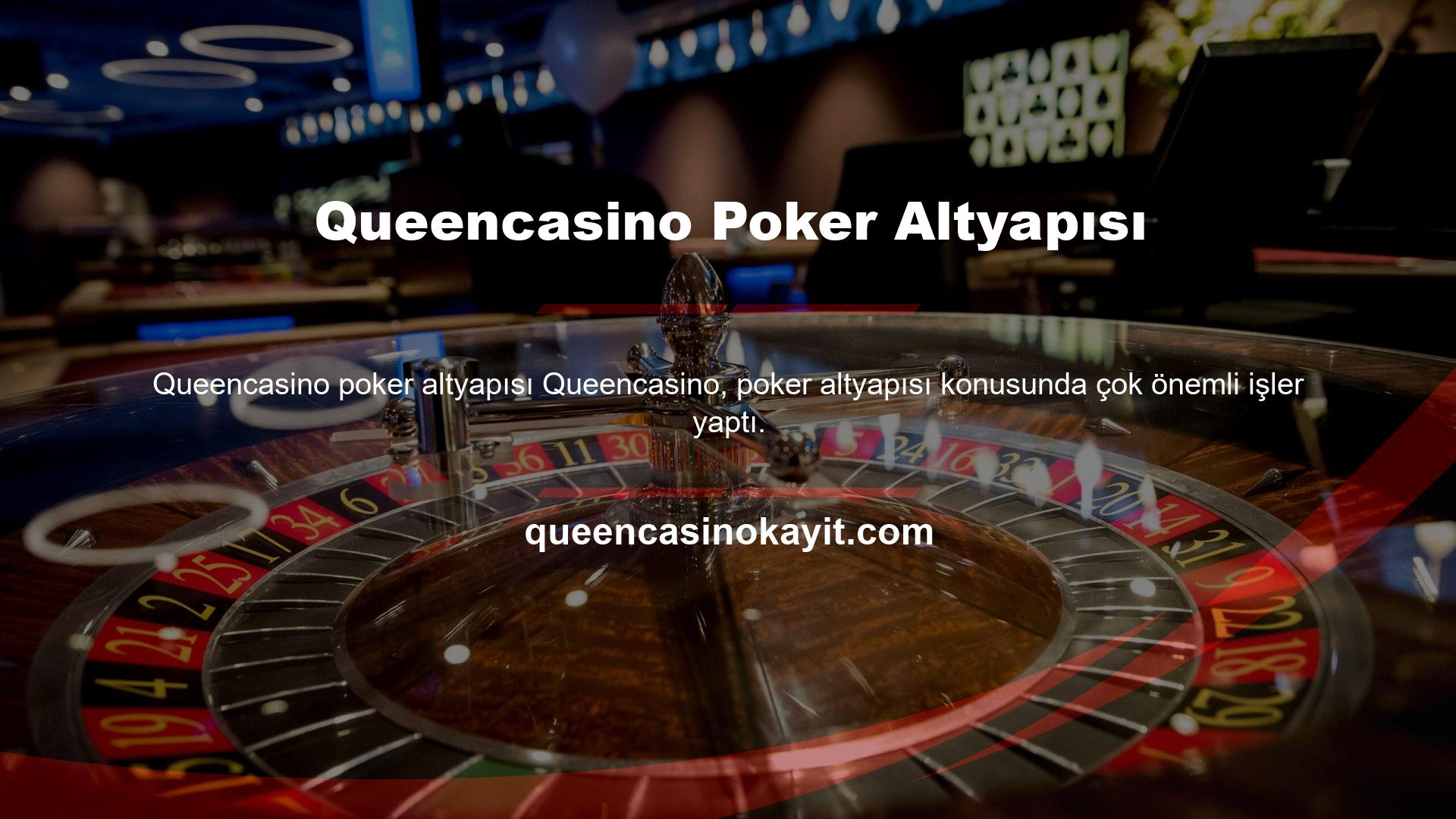 Queencasino Poker Altyapısı