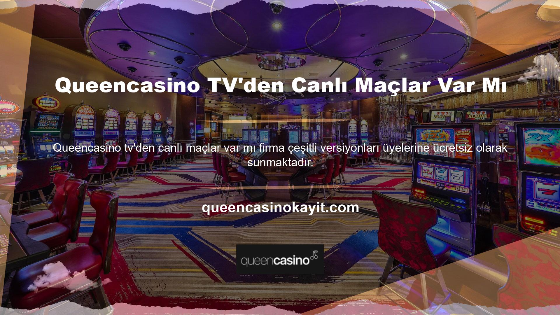 Bunlardan biri de Queencasino TV dediğimiz uygulama çok pratik, çok hızlı ve çok sevilen özellikler