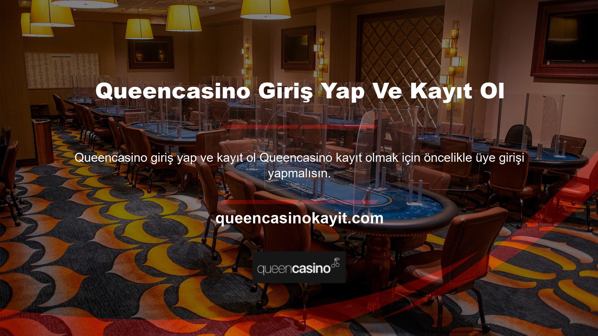 Üye olmak için Queencasino resmi sitesine üye olmanız gerekmektedir