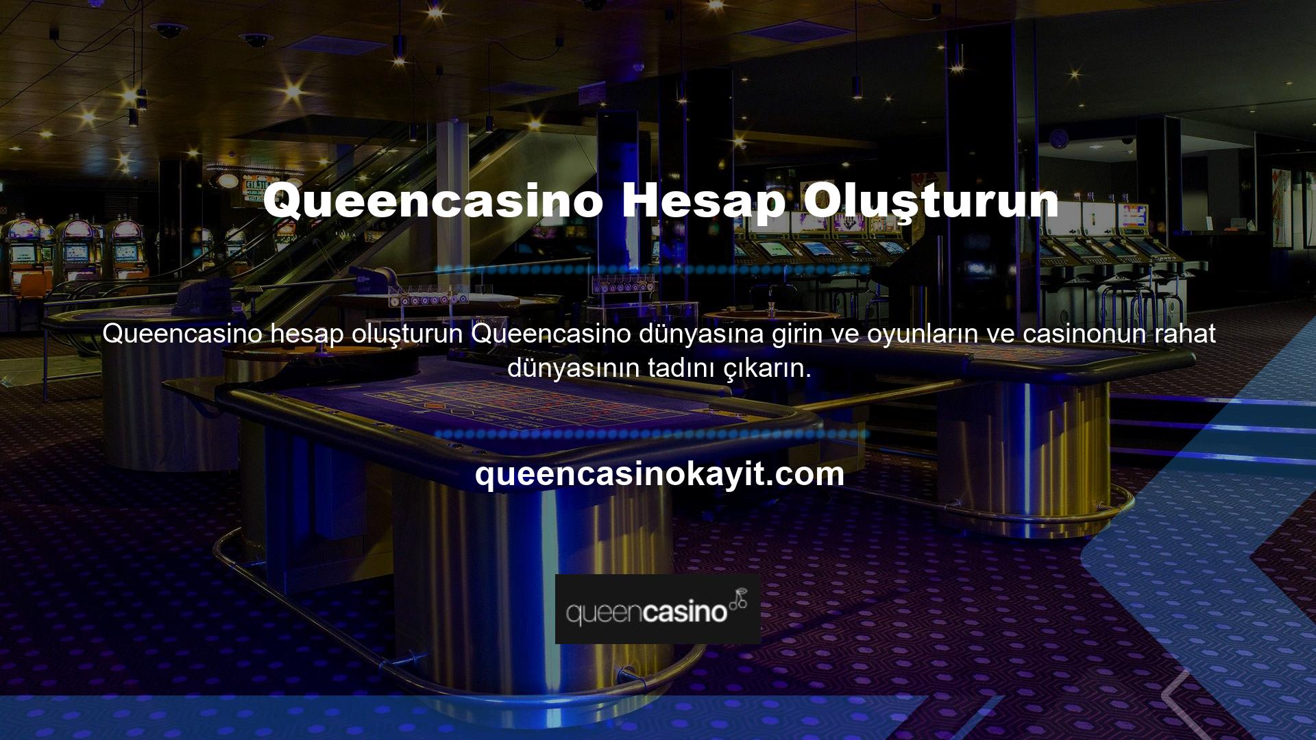 Queencasino dünyanın en çok kullanılan ve popüler casino sitesidir