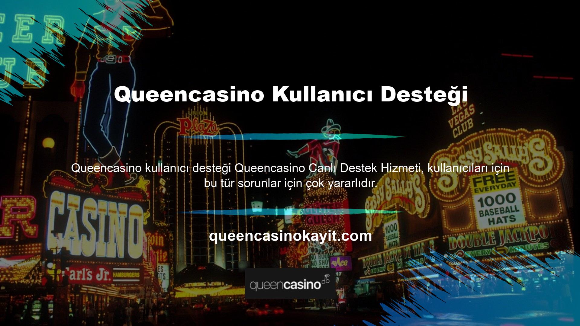 Queencasino canlı destek hizmetlerine erişmek isteyen Queencasino kullanıcılarının öncelikle mevcut Queencasino çevrimiçi adreslerine girmesi gerekir